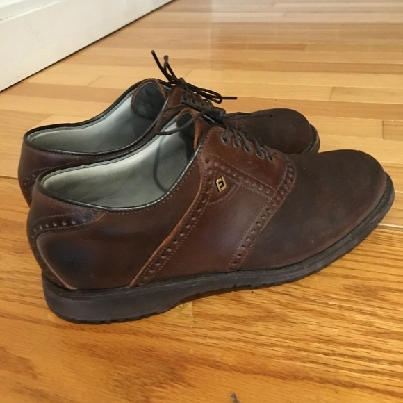 VINTAGE Footjoy Classics Dry Mens Size 9 Golf Shoe - Picture 3 of 7